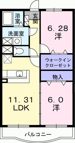 エテルノ・グランデ参番館の間取り