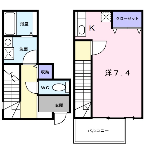 ダンデリオンの間取り