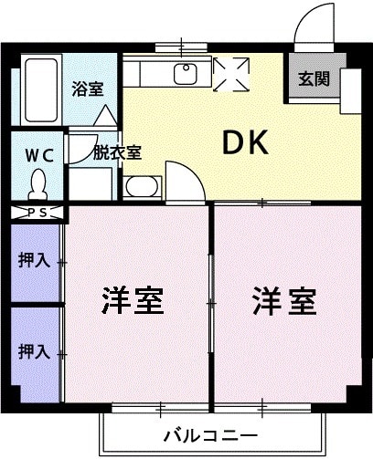 ニューシティひまわりの間取り
