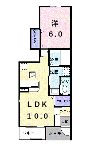 ソレイユ 23の間取り