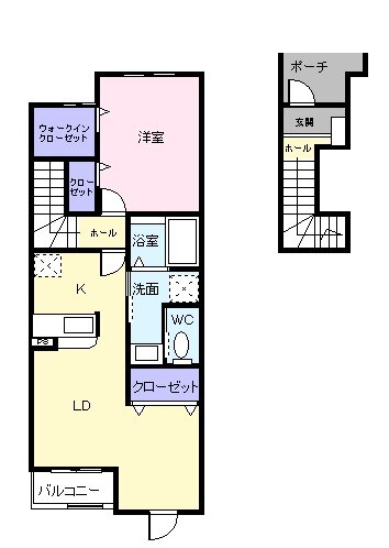 ソレイユ 23の間取り