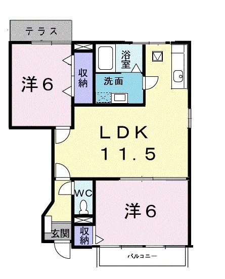 アーク壱番館の間取り