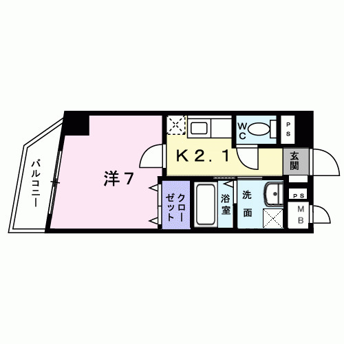 プレッソ新井の間取り