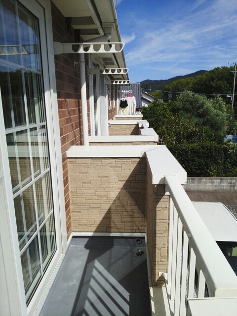 12/24 バルコニー