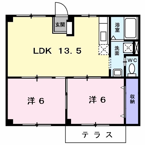 アーバンドエル21Aの間取り
