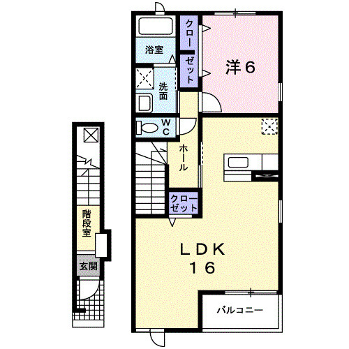 ルミーナⅢの間取り