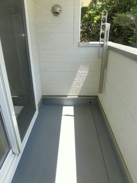 12/25 バルコニー