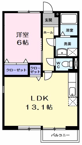 アークヒルズ・01030号室の間取り