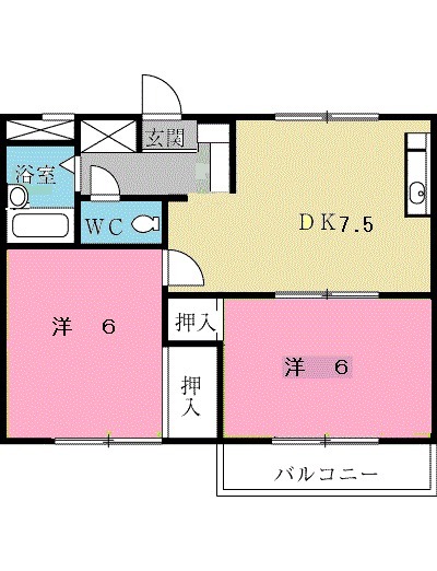 メゾン斉藤の間取り
