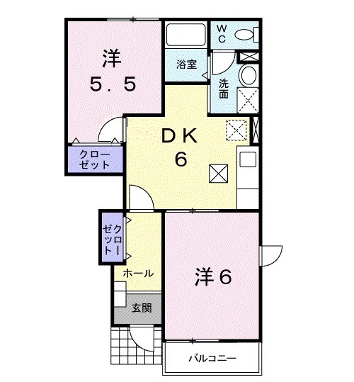 Sフィオーレ Ⅰの間取り