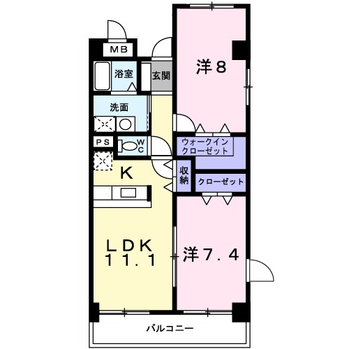 プラシ-ド鼓が滝の間取り