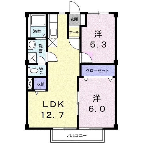 北斗館の間取り