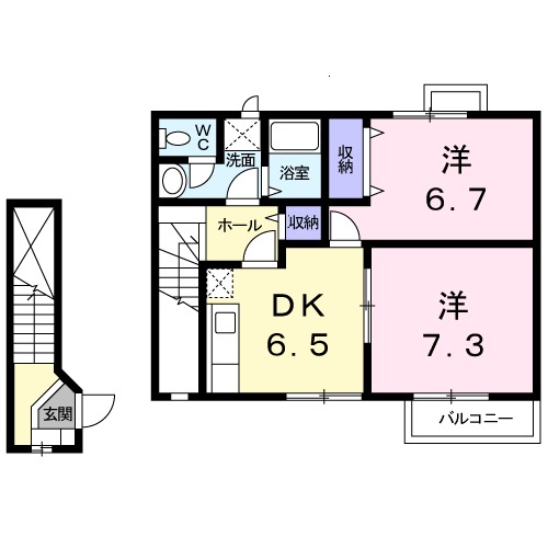 ソレアードの間取り