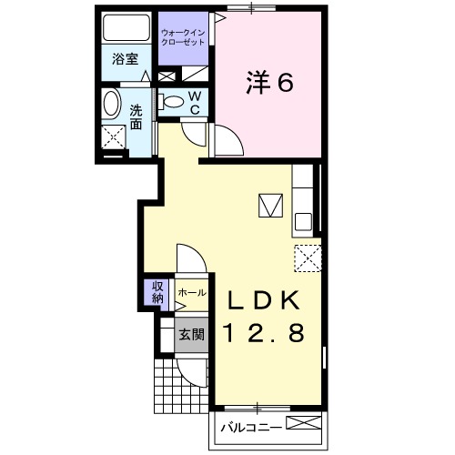 コージー・プレイスの間取り