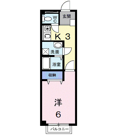 マーシャル新町の間取り