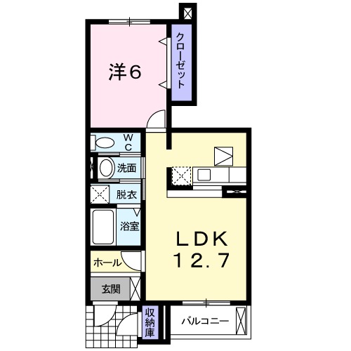 ブルックサイドビレッジ Ⅰの間取り