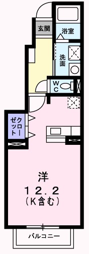 サンライズ・ヴィラ Ⅱの間取り