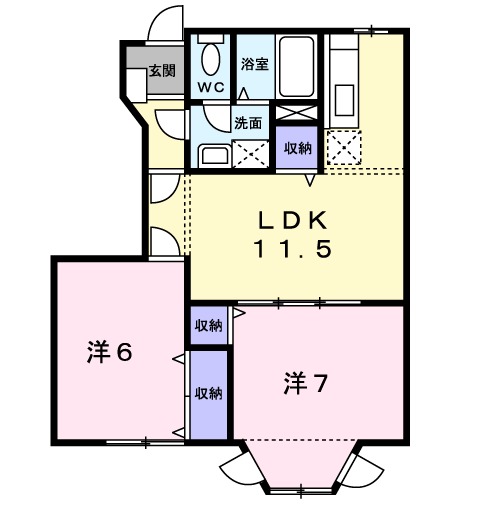 カインド・フラッツ 24の間取り