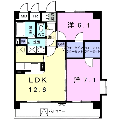 ローザンヌ パレスの間取り