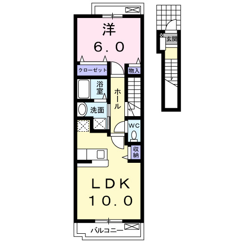 クレメントAの間取り