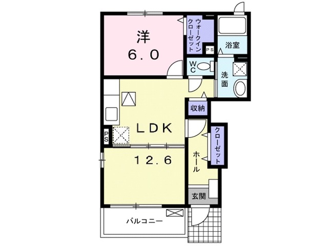 フローレンスつくばAの間取り