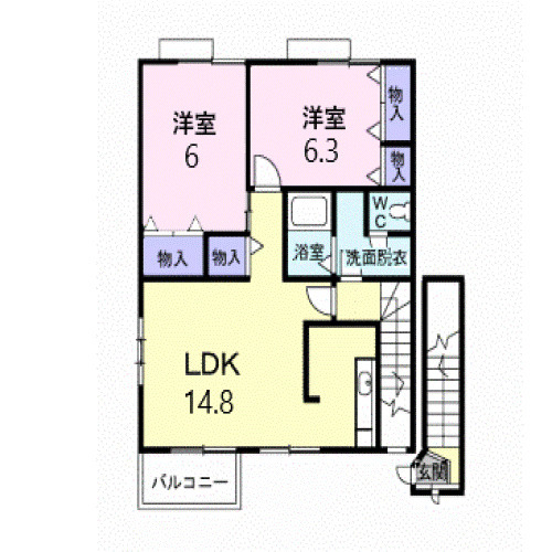 レジデンスミーテの間取り