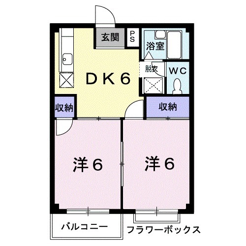 エルディム・グリーンYの間取り