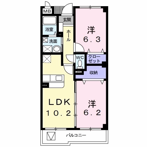 アンジュの間取り