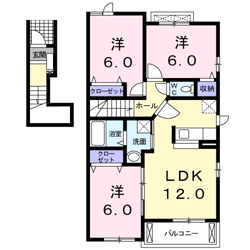 ユナイテッドステージAの間取り