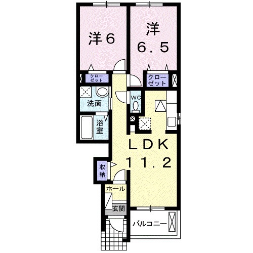 セレーノ小動の間取り