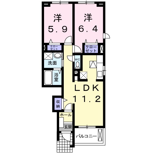 ヘリテージの間取り