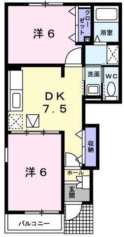 サンプラシードの間取り