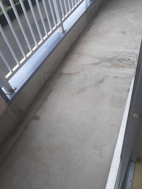 12/20 バルコニー