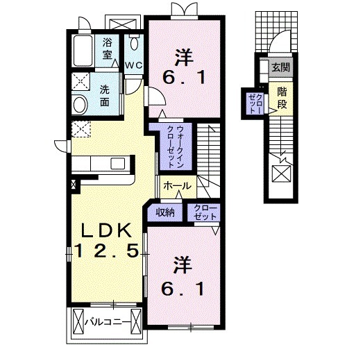 エレガントの間取り