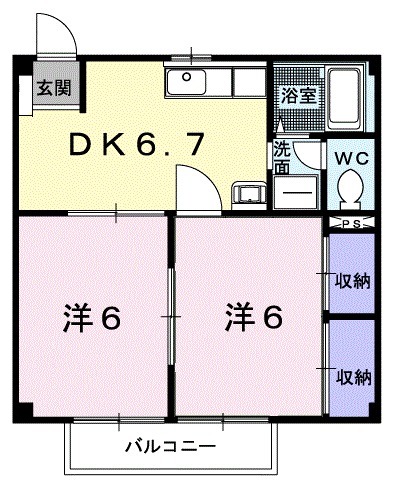 メゾンルミエールの間取り
