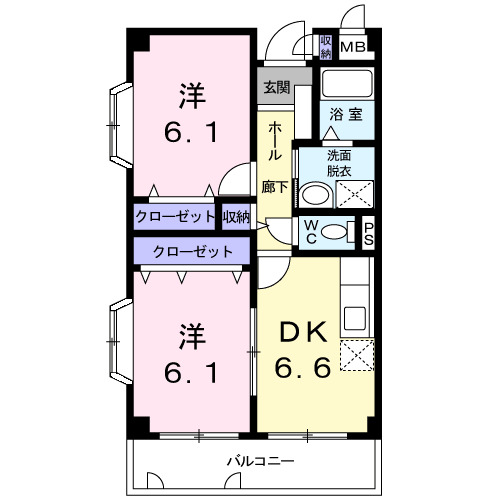 フォーチュンの間取り