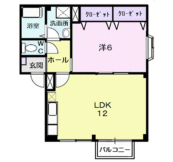 メゾンフローラの間取り
