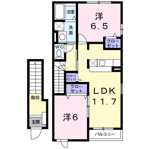アルページュCの間取り