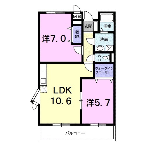 ハイム牛川通の間取り