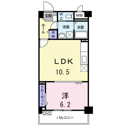 カーサAN(アン)の間取り