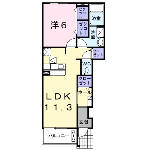 ファシネィション3119の間取り