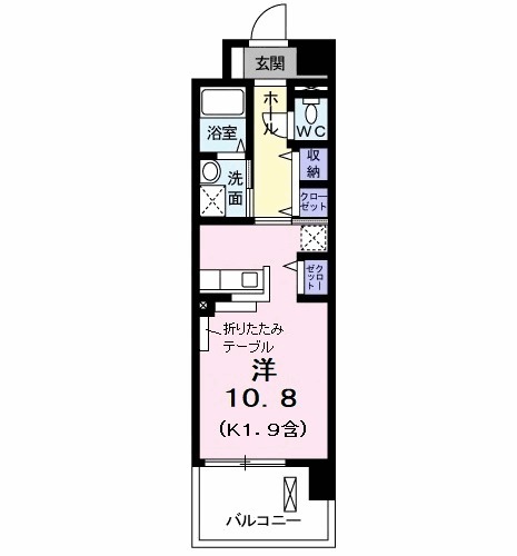 昭島コートエレガンスFの間取り
