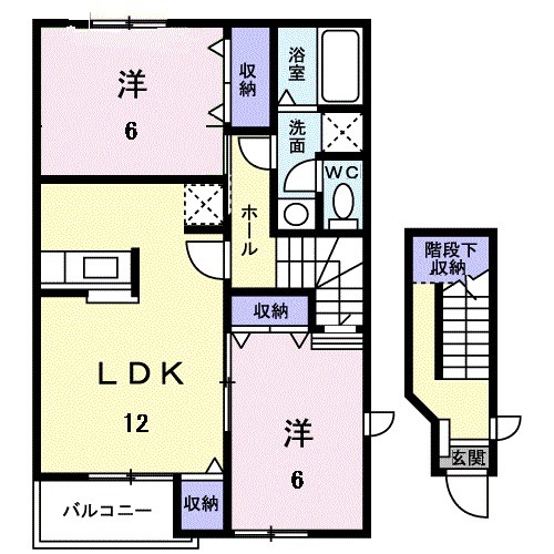 プログレスBの間取り