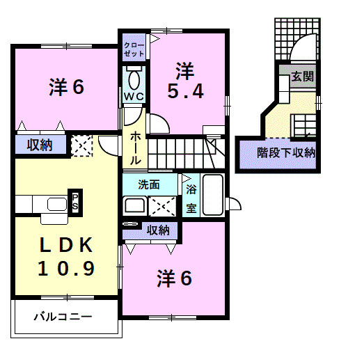 サンフォレストⅡの間取り