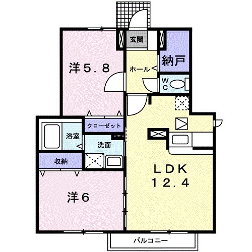 ゴーチェの間取り