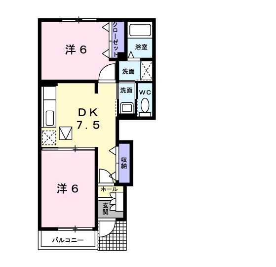 デルソーレCの間取り