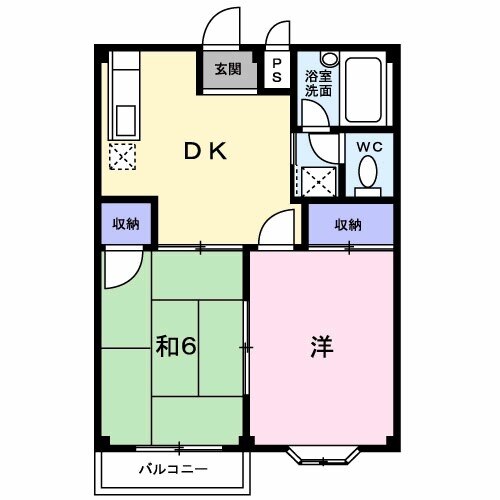 エルディムグリーンハイツの間取り
