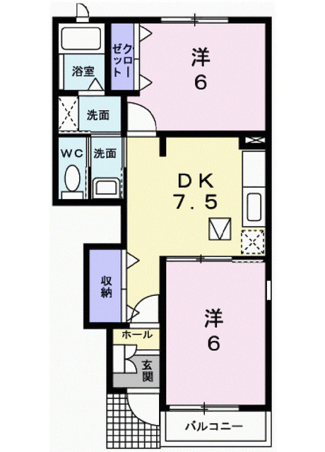 ベルグランデの間取り