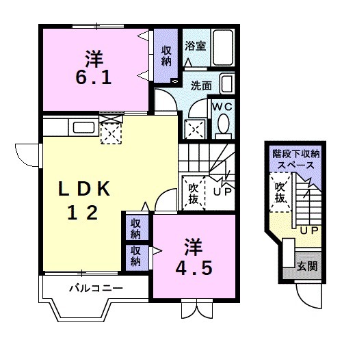 プラザ・ヴェルデ Bの間取り