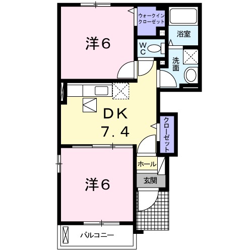 ティアラBの間取り